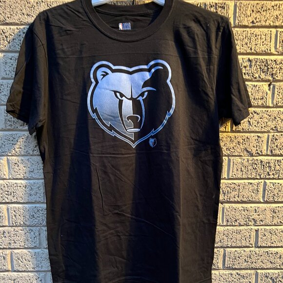 NBA Memphis Grizzlies Black Mascot Tee NWOT Various Sizes - Picture 1 of 4